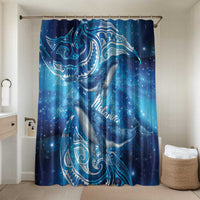 New Zealand Humpback Whale Matariki Bathroom Set Maori New Year Taniko Niho Taniwha