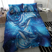 New Zealand Humpback Whale Matariki Bedding Set Maori New Year Taniko Niho Taniwha LT14 - Polynesian Pride