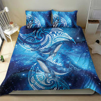 New Zealand Humpback Whale Matariki Bedding Set Maori New Year Taniko Niho Taniwha LT14 - Polynesian Pride