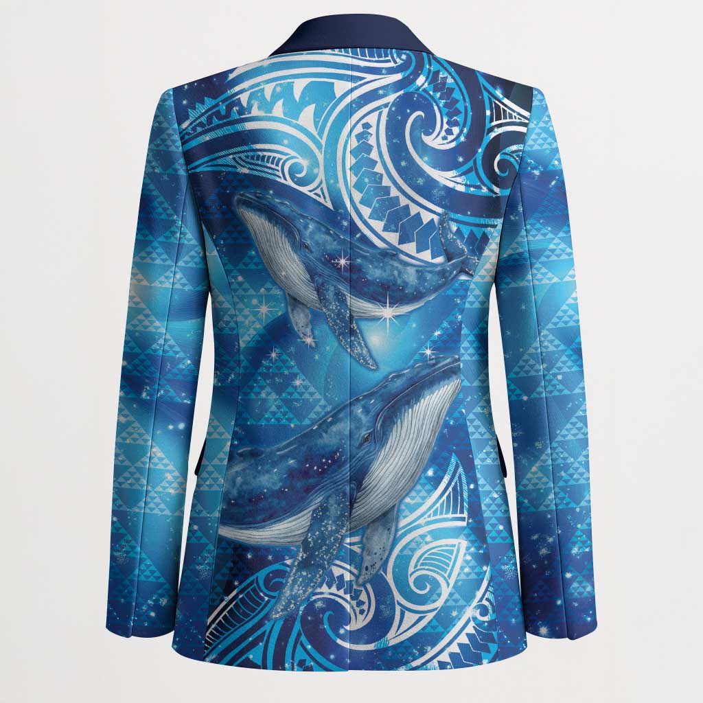 New Zealand Humpback Whale Matariki Blazer Maori New Year Taniko Niho Taniwha