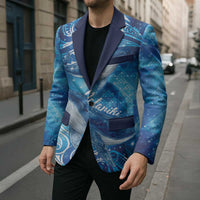 New Zealand Humpback Whale Matariki Blazer Maori New Year Taniko Niho Taniwha