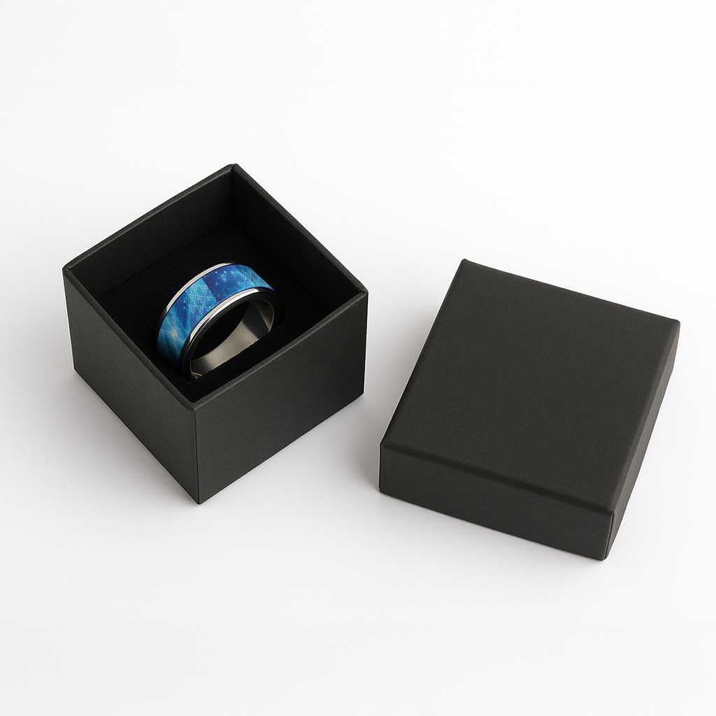 New Zealand Humpback Whale Matariki Classic Ring Maori New Year Taniko Niho Taniwha