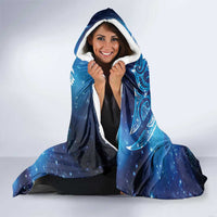 New Zealand Humpback Whale Matariki Hooded Blanket Maori New Year Taniko Niho Taniwha LT14 - Polynesian Pride