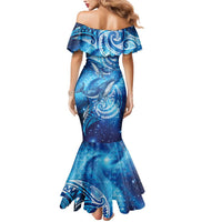 New Zealand Humpback Whale Matariki Mermaid Dress Maori New Year Taniko Niho Taniwha LT14 - Polynesian Pride
