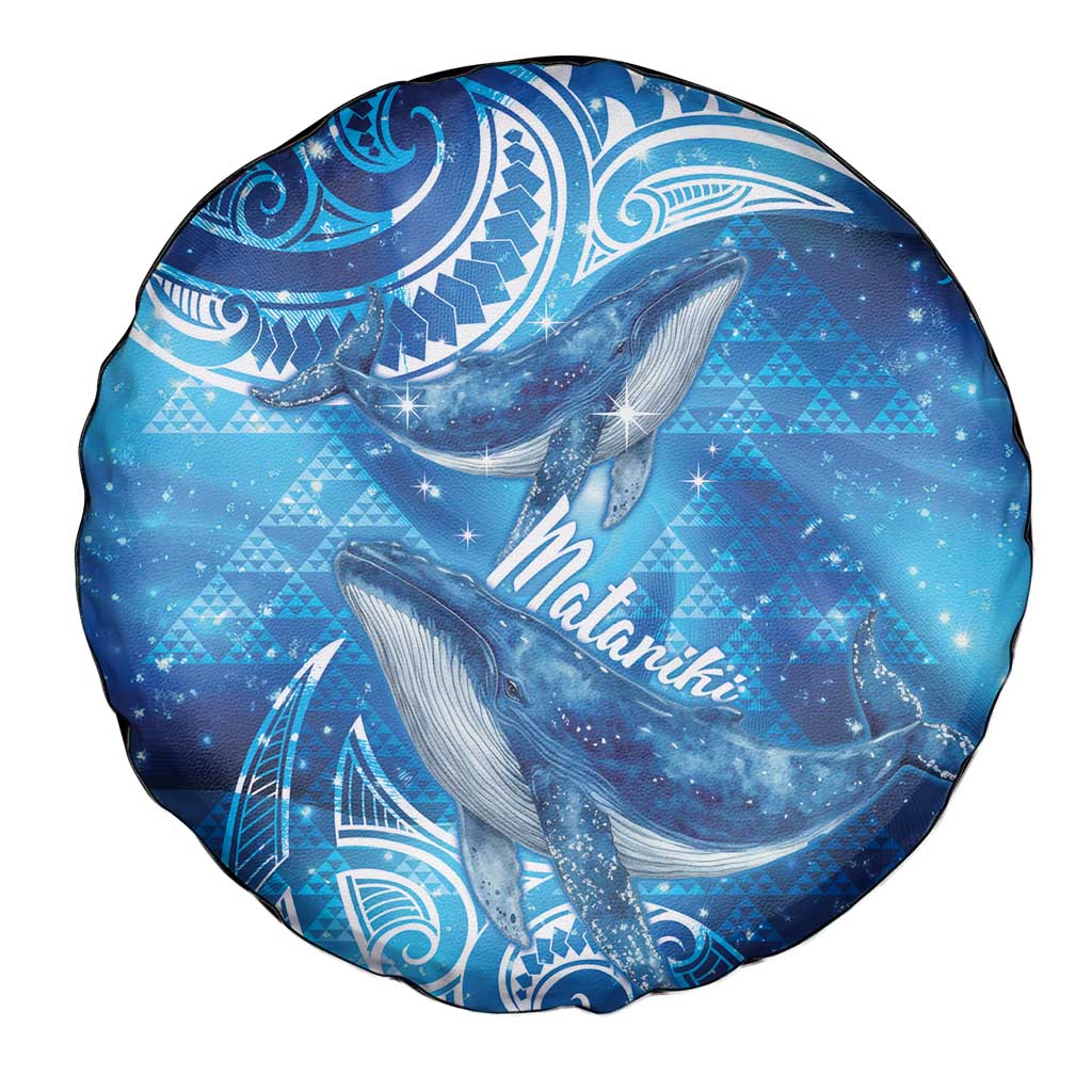 New Zealand Humpback Whale Matariki Spare Tire Cover Maori New Year Taniko Niho Taniwha LT14 - Polynesian Pride