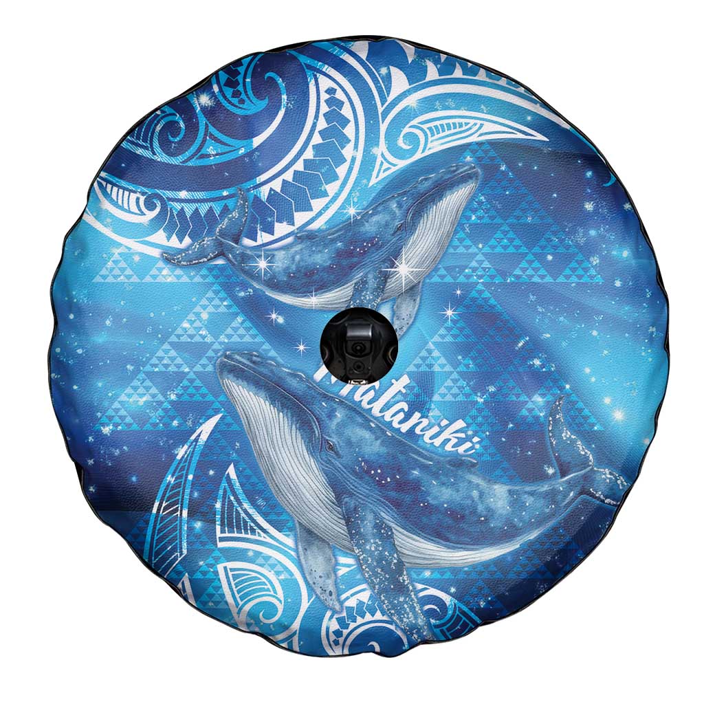 New Zealand Humpback Whale Matariki Spare Tire Cover Maori New Year Taniko Niho Taniwha LT14 - Polynesian Pride