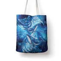 New Zealand Humpback Whale Matariki Tote Bag Maori New Year Taniko Niho Taniwha LT14 - Polynesian Pride