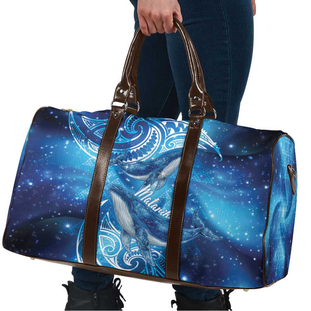 New Zealand Humpback Whale Matariki Travel Bag Maori New Year Taniko Niho Taniwha LT14 - Polynesian Pride