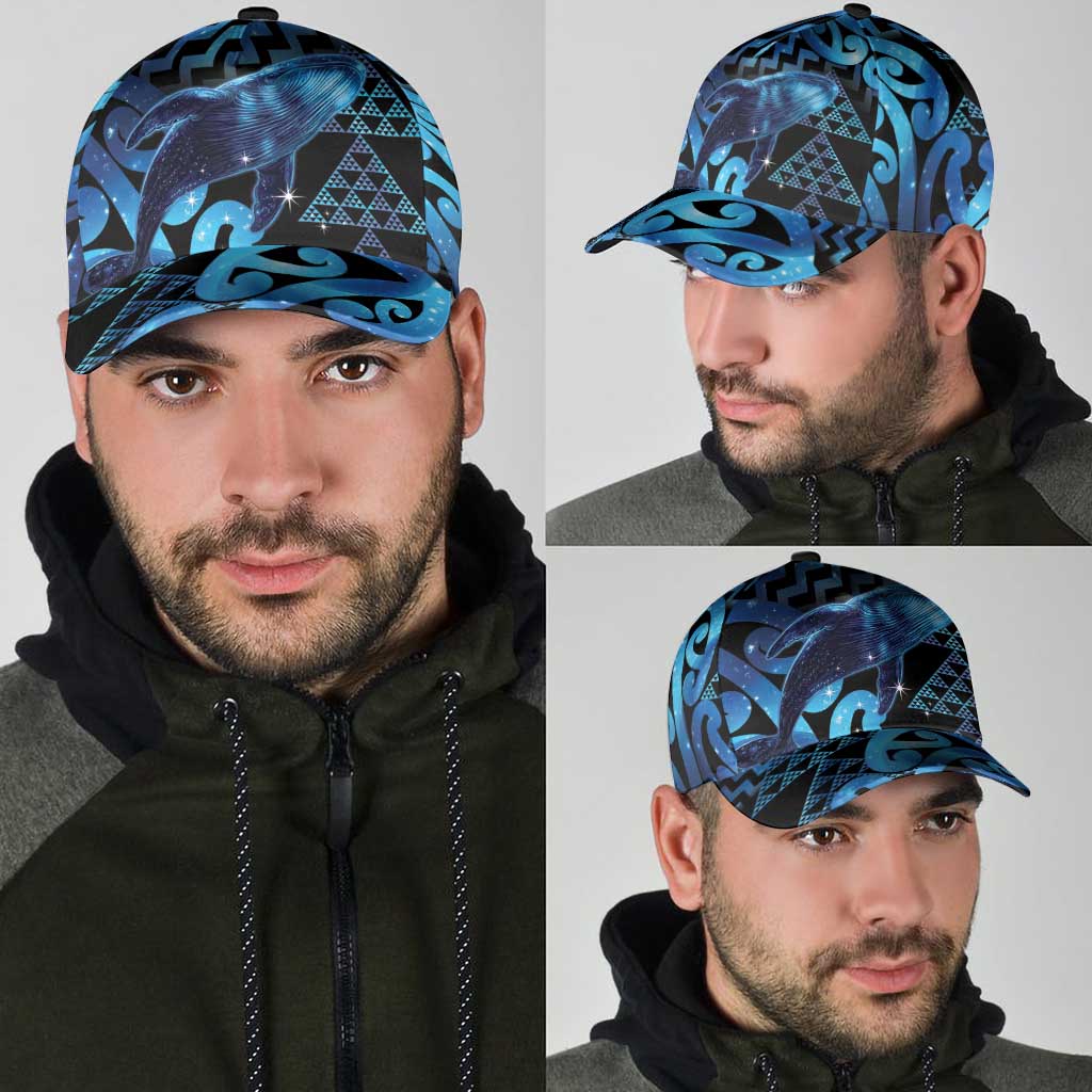 Humpback Whale Matariki New Zealand Classic Cap NZ Maori Paikea Poutama Luxury Blue