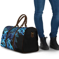 Humpback Whale Matariki New Zealand Travel Bag NZ Maori Paikea Poutama Luxury Blue LT14 - Polynesian Pride