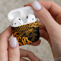 Humpback Whale Matariki New Zealand AirPods Case NZ Maori Paikea Poutama Luxury Gold LT14 - Polynesian Pride