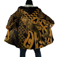 Humpback Whale Matariki New Zealand Cloak NZ Maori Paikea Poutama Luxury Gold LT14 - Polynesian Pride