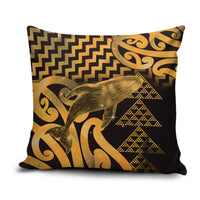 Humpback Whale Matariki New Zealand Pillow Cover NZ Maori Paikea Poutama Luxury Gold LT14 Gold - Polynesian Pride