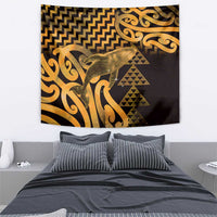 Humpback Whale Matariki New Zealand Tapestry NZ Maori Paikea Poutama Luxury Gold LT14 - Polynesian Pride