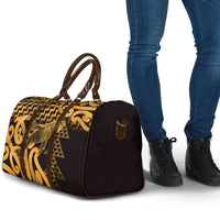 Humpback Whale Matariki New Zealand Travel Bag NZ Maori Paikea Poutama Luxury Gold LT14 - Polynesian Pride
