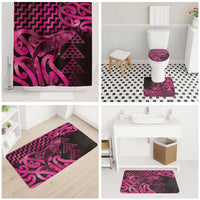 Humpback Whale Matariki New Zealand Bathroom Set NZ Maori Paikea Poutama Luxury Pink LT14 - Polynesian Pride