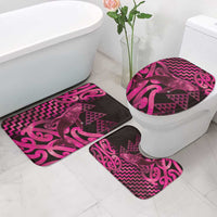 Humpback Whale Matariki New Zealand Bathroom Set NZ Maori Paikea Poutama Luxury Pink LT14 - Polynesian Pride