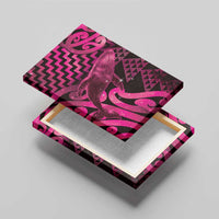Humpback Whale Matariki New Zealand Canvas Wall Art NZ Maori Paikea Poutama Luxury Pink LT14 - Polynesian Pride
