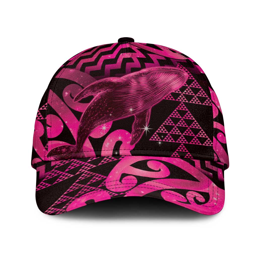 Humpback Whale Matariki New Zealand Classic Cap NZ Maori Paikea Poutama Luxury Pink