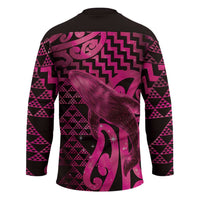 Humpback Whale Matariki New Zealand Hockey Jersey NZ Maori Paikea Poutama Luxury Pink LT14 - Polynesian Pride