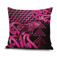 Humpback Whale Matariki New Zealand Pillow Cover NZ Maori Paikea Poutama Luxury Pink LT14 Pink - Polynesian Pride