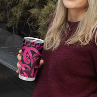 Humpback Whale Matariki New Zealand Tumbler Cup NZ Maori Paikea Poutama Luxury Pink LT14 - Polynesian Pride