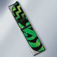 Humpback Whale Matariki New Zealand Auto Sun Shade NZ Maori Paikea Poutama Luxury Green LT14 - Polynesian Pride