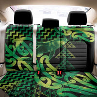 Humpback Whale Matariki New Zealand Back Car Seat Cover NZ Maori Paikea Poutama Luxury Green LT14 - Polynesian Pride