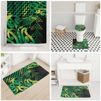Humpback Whale Matariki New Zealand Bathroom Set NZ Maori Paikea Poutama Luxury Green LT14 - Polynesian Pride