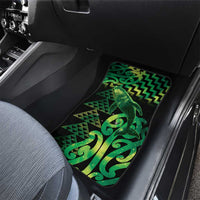 Humpback Whale Matariki New Zealand Car Mats NZ Maori Paikea Poutama Luxury Green LT14 - Polynesian Pride