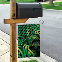 Humpback Whale Matariki New Zealand Garden Flag NZ Maori Paikea Poutama Luxury Green LT14 - Polynesian Pride