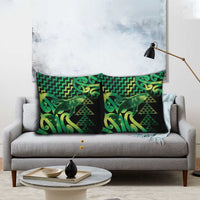 Humpback Whale Matariki New Zealand Pillow Cover NZ Maori Paikea Poutama Luxury Green LT14 - Polynesian Pride