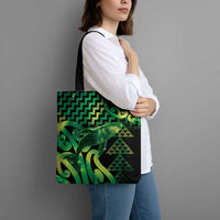 Humpback Whale Matariki New Zealand Tote Bag NZ Maori Paikea Poutama Luxury Green LT14 - Polynesian Pride