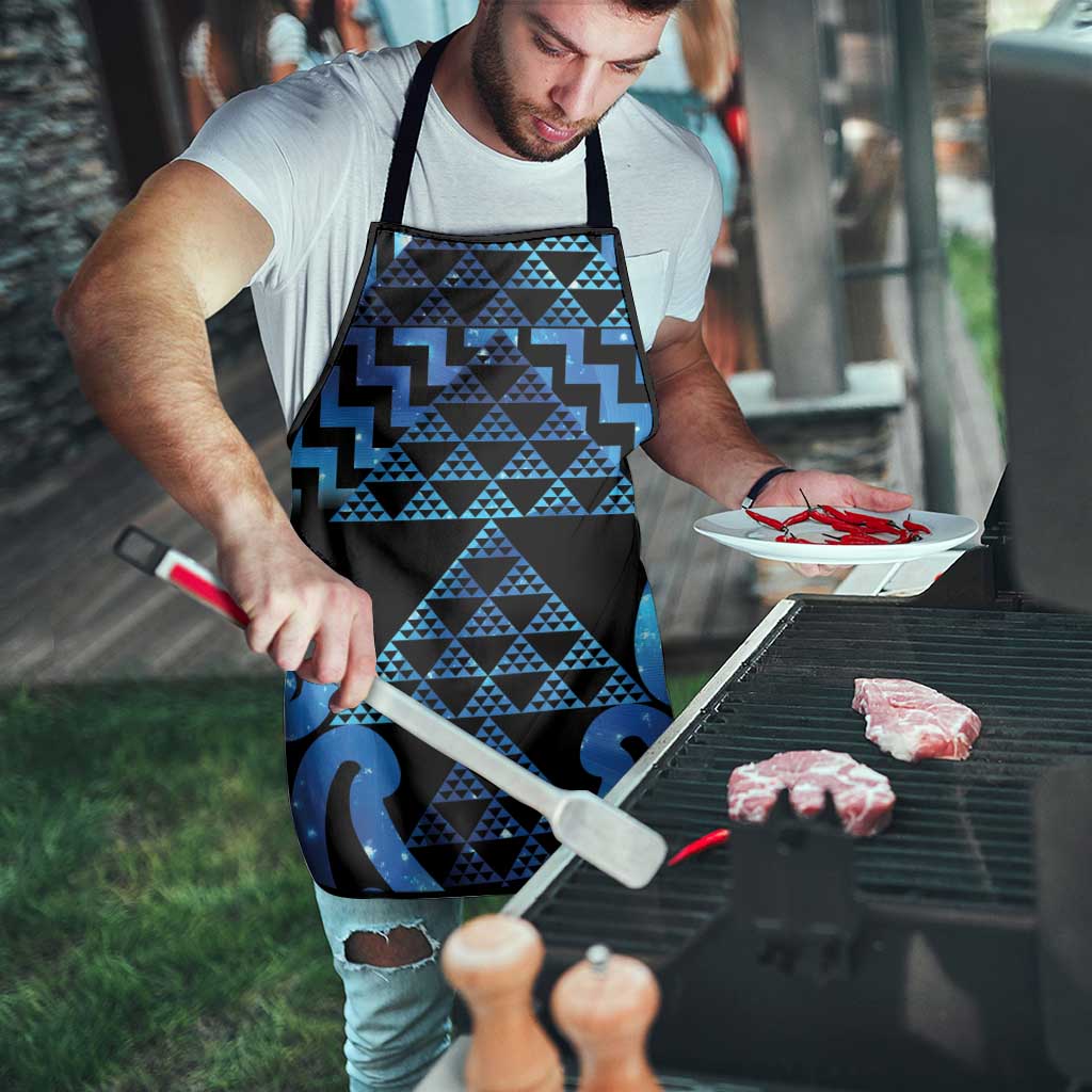 Taniko Motifs Matariki New Zealand Apron NZ Niho Taniwha Poutama LT14 - Polynesian Pride