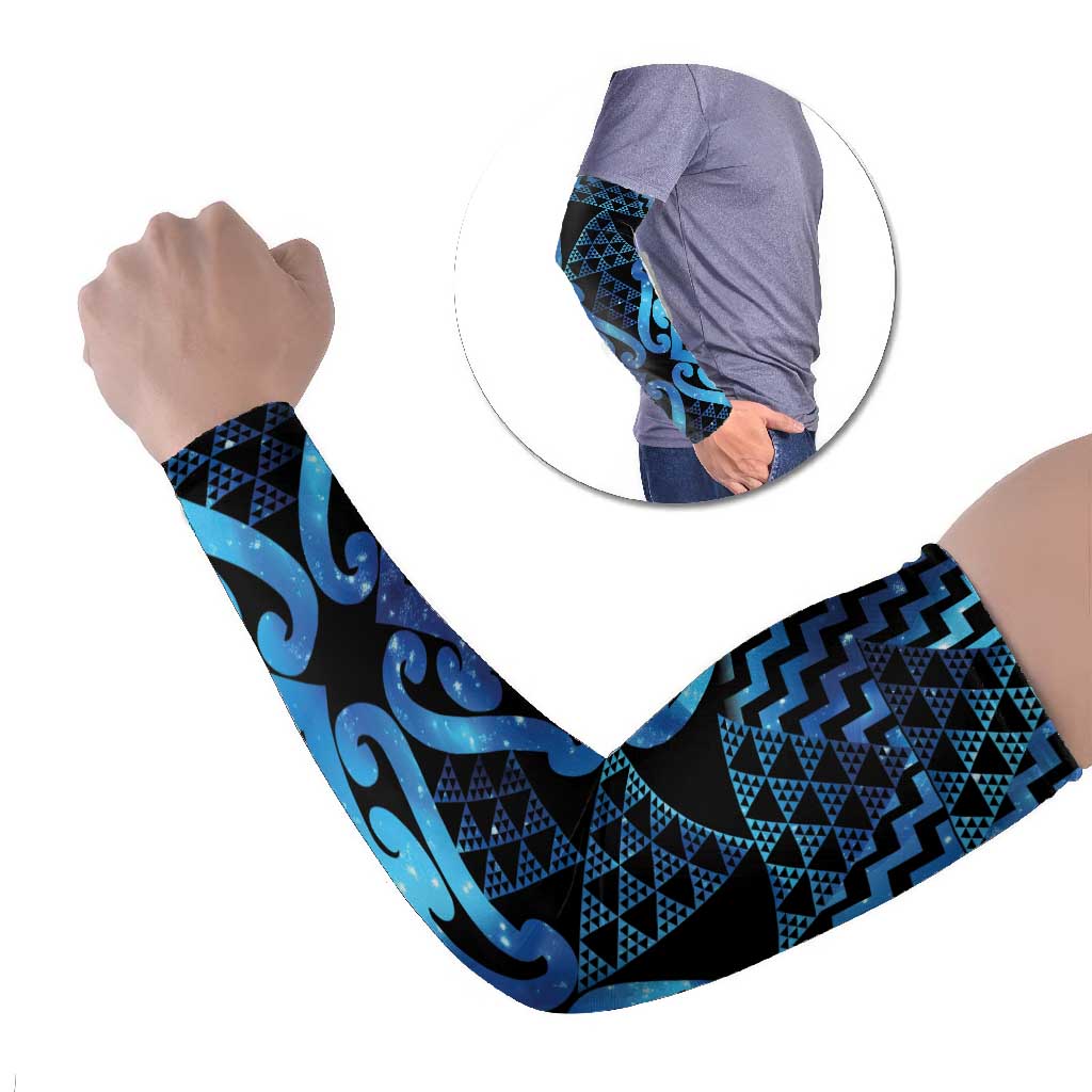 Taniko Motifs Matariki New Zealand Arm Sleeves NZ Niho Taniwha Poutama