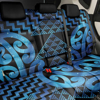 Taniko Motifs Matariki New Zealand Back Car Seat Cover NZ Niho Taniwha Poutama LT14 - Polynesian Pride