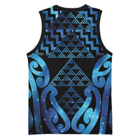 Taniko Motifs Matariki New Zealand Basketball Jersey NZ Niho Taniwha Poutama LT14 - Polynesian Pride