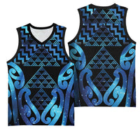 Taniko Motifs Matariki New Zealand Basketball Jersey NZ Niho Taniwha Poutama LT14 - Polynesian Pride