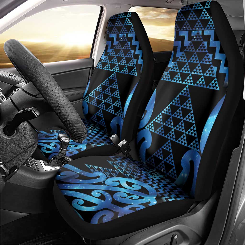Taniko Motifs Matariki New Zealand Car Seat Cover NZ Niho Taniwha Poutama LT14 - Polynesian Pride