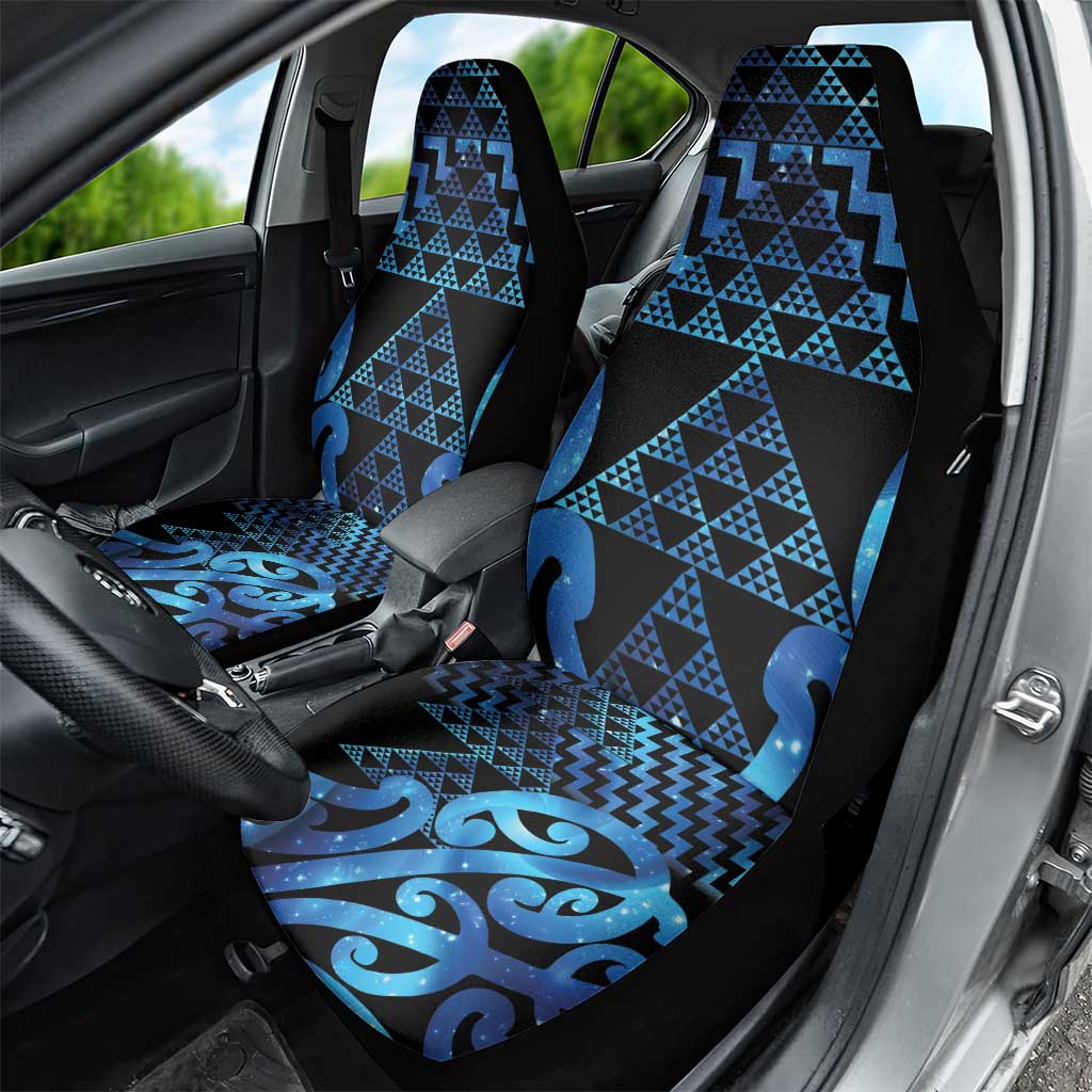 Taniko Motifs Matariki New Zealand Car Seat Cover NZ Niho Taniwha Poutama LT14 - Polynesian Pride