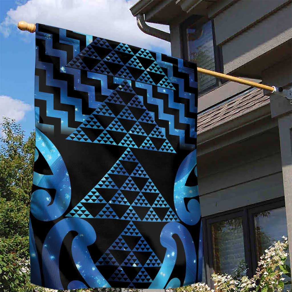 Taniko Motifs Matariki New Zealand Garden Flag NZ Niho Taniwha Poutama