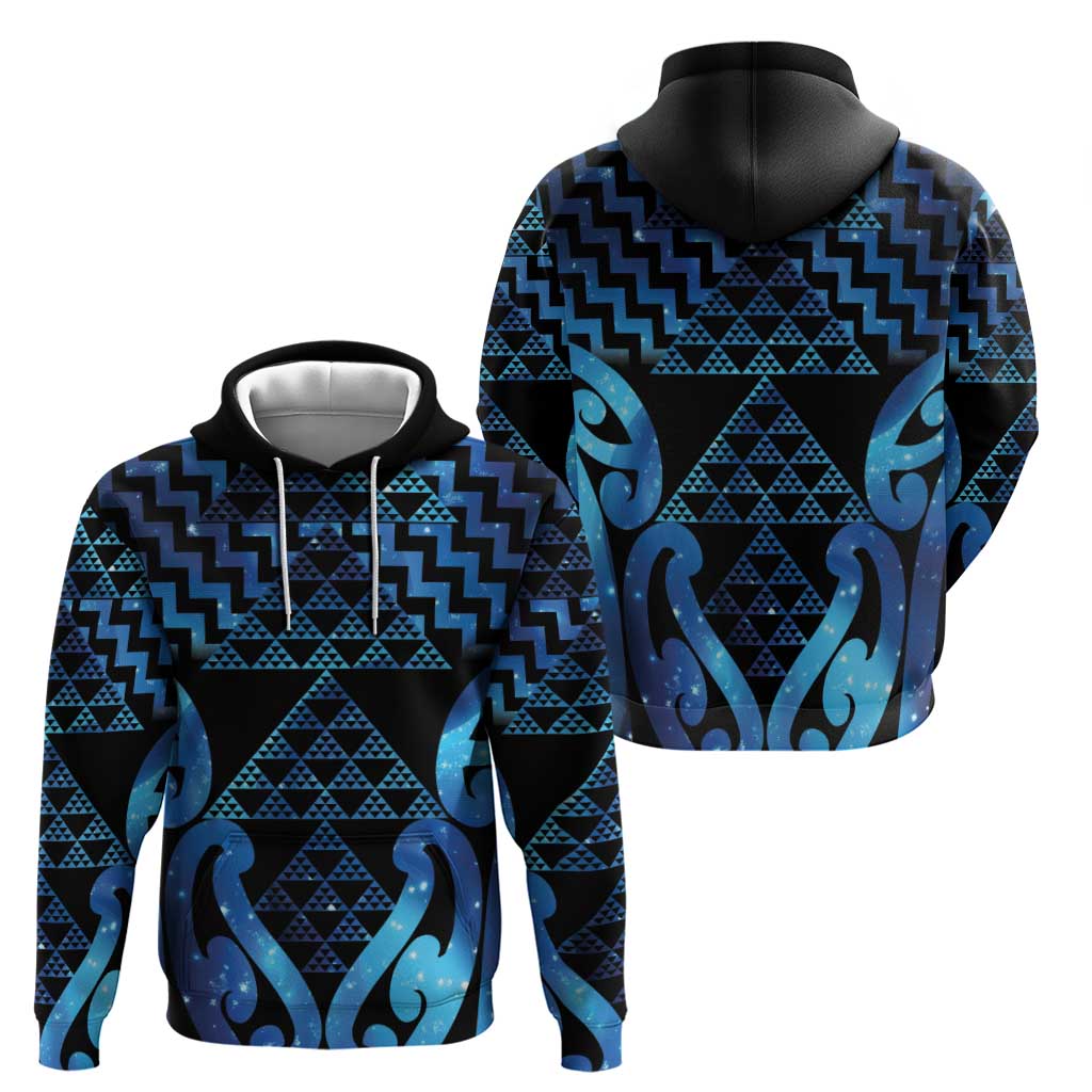 Taniko Motifs Matariki New Zealand Hoodie NZ Niho Taniwha Poutama LT14 - Polynesian Pride