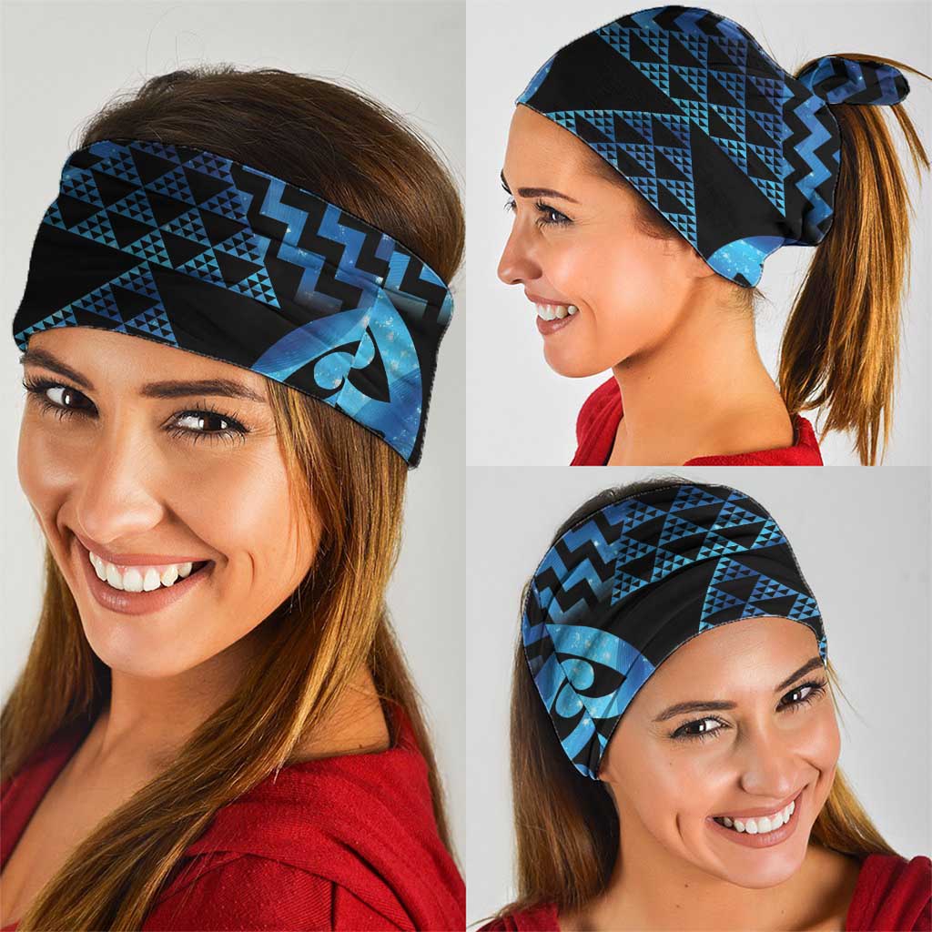 Taniko Motifs Matariki New Zealand Neck Gaiter NZ Niho Taniwha Poutama