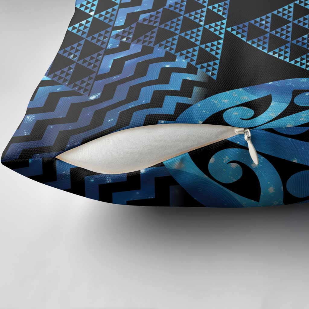 Taniko Motifs Matariki New Zealand Pillow Cover NZ Niho Taniwha Poutama