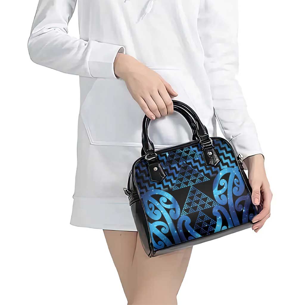 Taniko Motifs Matariki New Zealand Shoulder Handbag NZ Niho Taniwha Poutama LT14 - Polynesian Pride