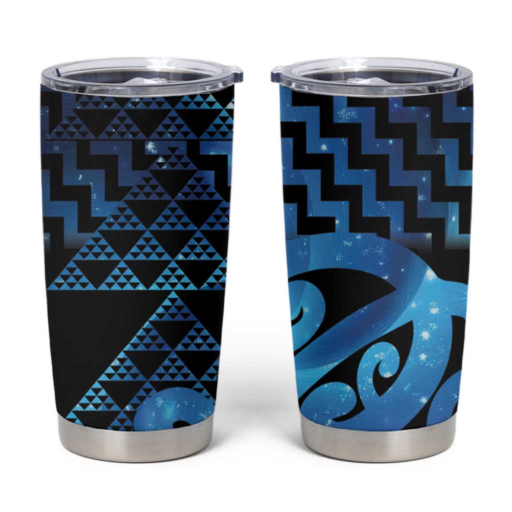 Taniko Motifs Matariki New Zealand Tumbler Cup NZ Niho Taniwha Poutama