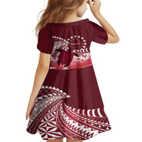 Cook Islands Mangaia Gospel Day Family Matching Off Shoulder Maxi Dress and Hawaiian Shirt Polynesian Art With Sea Turtle LT14 - Polynesian Pride