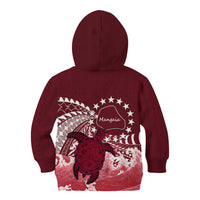 Cook Islands Mangaia Gospel Day Kid Hoodie Polynesian Art With Sea Turtle LT14 - Polynesian Pride