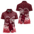 Cook Islands Mangaia Gospel Day Women Polo Shirt Polynesian Art With Sea Turtle