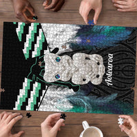 Aotearoa Korowai Motif Puzzle Hei Tiki Poutama Maori Pattern LT14 - Polynesian Pride